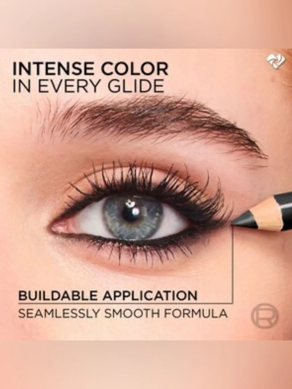 💞 New L'Oreal Paris Haute Couleur Kohl Pencil Eyeliner, Black Silk
